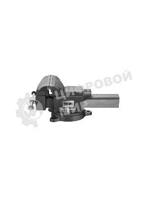 Тиски слесарные Denzel BVH-200, 200 мм, поворотные, стальная направляющая, с наковальней