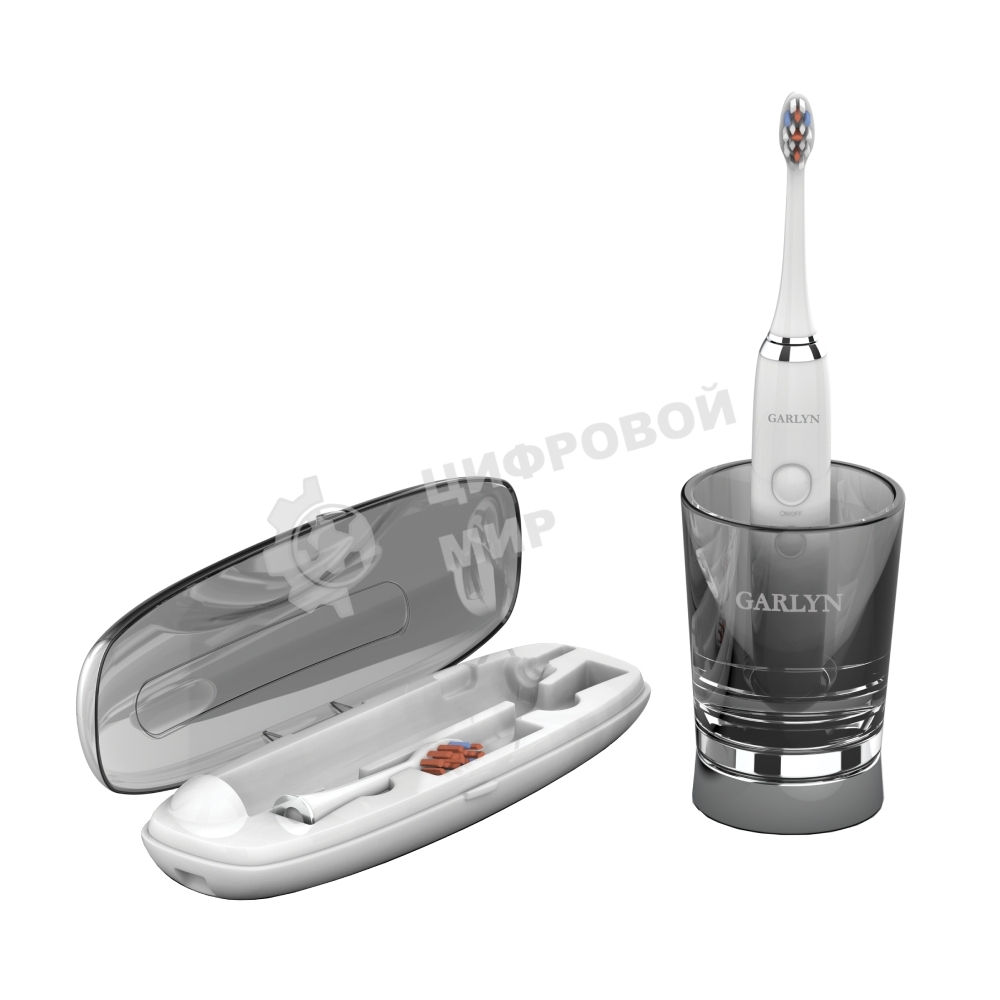 Электрическая зубная щетка Garlyn Smile Crystalcare белый