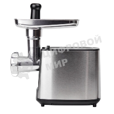 Мясорубка электрическая Centek CT-1617 Juice серебристый, 2000 Вт, 2.0 кг/мин, реверс, защита от перегрузки, насадки - 5