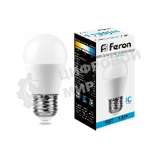 Лампа светодиодная Feron LB-950 13Вт Е27 дневной матовый шар
