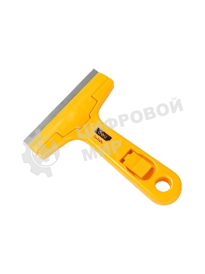 Скребок Deli EDL4723 145мм + 10 лезвий Ширина лезвия: 18 мм. Толщина лезвия: 0,5 мм. Высокопрочный пластик ручки. Лезвие из сплава.