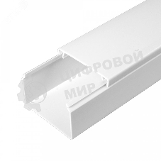 Кабель-канал Промрукав PR.0560401 белый 2-й замок в п/э 60х40 мм (40м/уп)