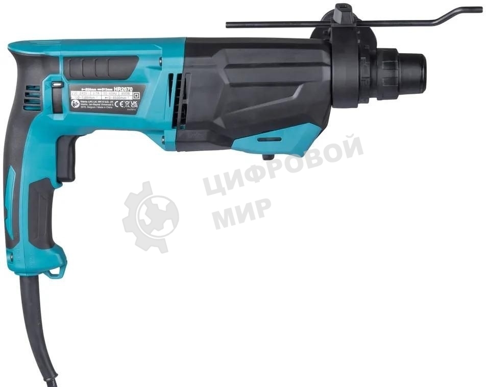 Перфоратор Makita HR2670 патрон:SDS-plus уд.:3Дж 800Вт (кейс в комплекте)