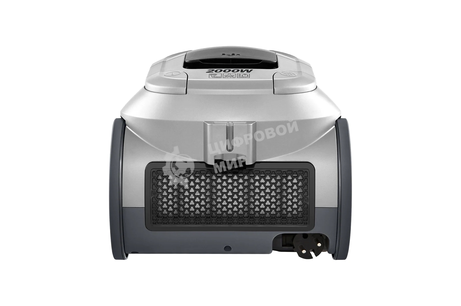 Пылесос LG VC5420NNTS серебристый/черный, 380/2000 Вт, уборка сухая, пылесборник контейнер 1.3 л