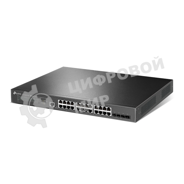 Коммутатор управляемый TP-Link TL-SG3428XPP-M2 JetStream уровня 2+ с 24 портами 2,5 Gbит/с (8 портов PoE++, 16 портов PoE+) и 4 портами SFP+ 10 Gbит/с