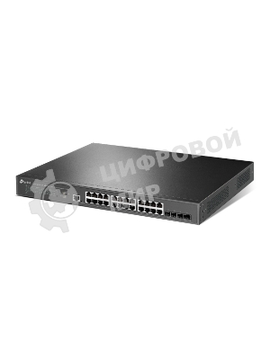 Коммутатор управляемый TP-Link TL-SG3428XPP-M2 JetStream уровня 2+ с 24 портами 2,5 Gbит/с (8 портов PoE++, 16 портов PoE+) и 4 портами SFP+ 10 Gbит/с