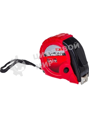 Рулетка Matrix Rubber, 7,5 м х 25 мм, обрезиненный корпус
