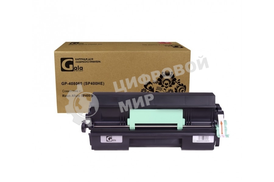 Картридж GalaPrint GP-408060 (SP400HE) черный (10000 стр.) для Ricoh Aficio SP400/SP450