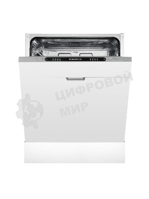 Встраиваемая посудомоечная машина Maunfeld MLP6242G02 Light Beam, серебристый, 59.8 см, 12 компл., 49 дБ, класс A++