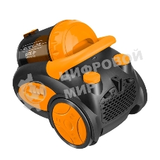 Пылесос Centek CT-2520 Orange оранжевый/черный, 400/2200 Вт, уборка сухая, пылесборник циклонный фильтр 2 л