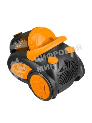 Пылесос Centek CT-2520 оранжевый/черный, 400/2200 Вт, уборка сухая, пылесборник циклонный фильтр 2 л