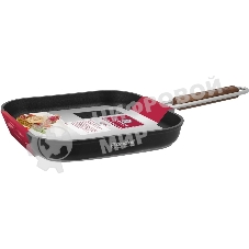 Сковорода-гриль Rondell Fjord RDA-1798, 26 см, без крышки, черный