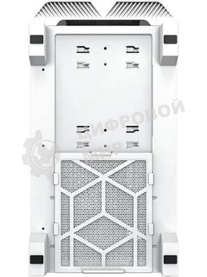 Компьютерный корпус Montech SKY ONE Lite белый без БП ATX 3x120mm 2xUSB3.0 1xUSB3.1 audio bott PSU