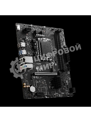 Материнская плата MSI PRO H610M-S DDR4, LGA 1700, Intel H610, 2xDDR4, 2xSATA, 1xM.2, 1xPCIe 4.0 x16, 1xPCIe 3.0 x1, 1xHDMI, 1x1Gb LAN, 4xUSB 2.0, 2xUSB 3.2 Gen 1, 3x3.5 мм, 7.1, Micro-ATX