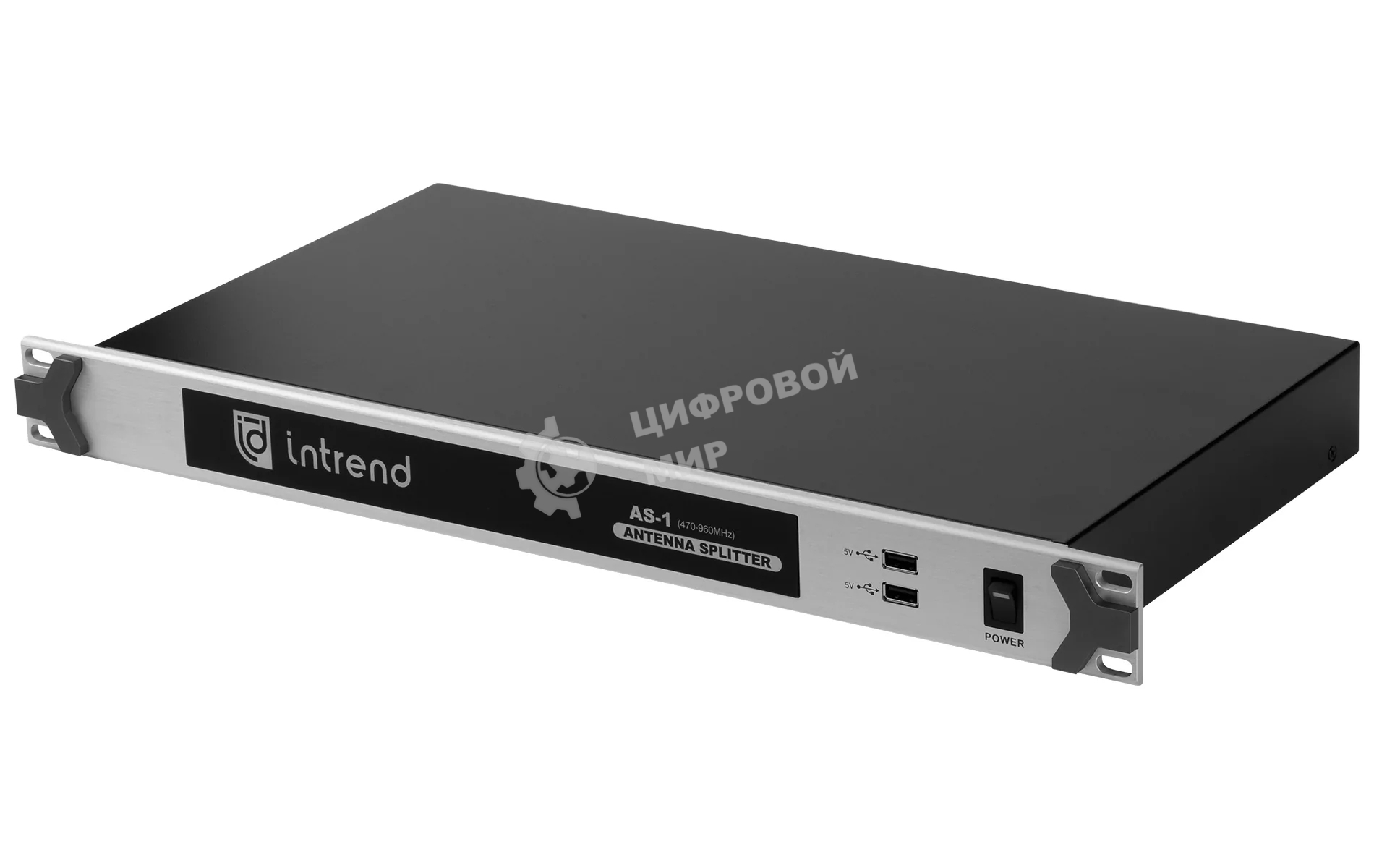 Комплект INTREND ITWMIC-AS-1 из антенного сплитера SPL-1 и двух активных направленных антенн ANT-1, подходит для приемника Rx2-1S