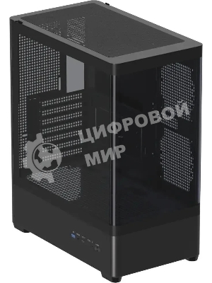 Компьютерный корпус Accord ACC-R4A черный без БП ATX 2xUSB3.0 1xUSB3.1 audio