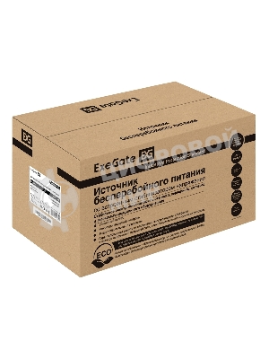 Источник бесперебойного питания ExeGate SpecialPro UNB-1200.LED.AVR.EURO.RJ 1200VA/750W, LED, AVR, 4 евророзетки, RJ45/11, черный