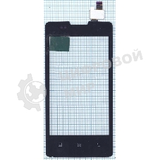 Сенсорное стекло (тачскрин) для Lenovo A600e, черный