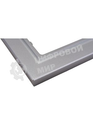 Рамка 1-мест. IEK BRITE РУ-1-БрС сталь