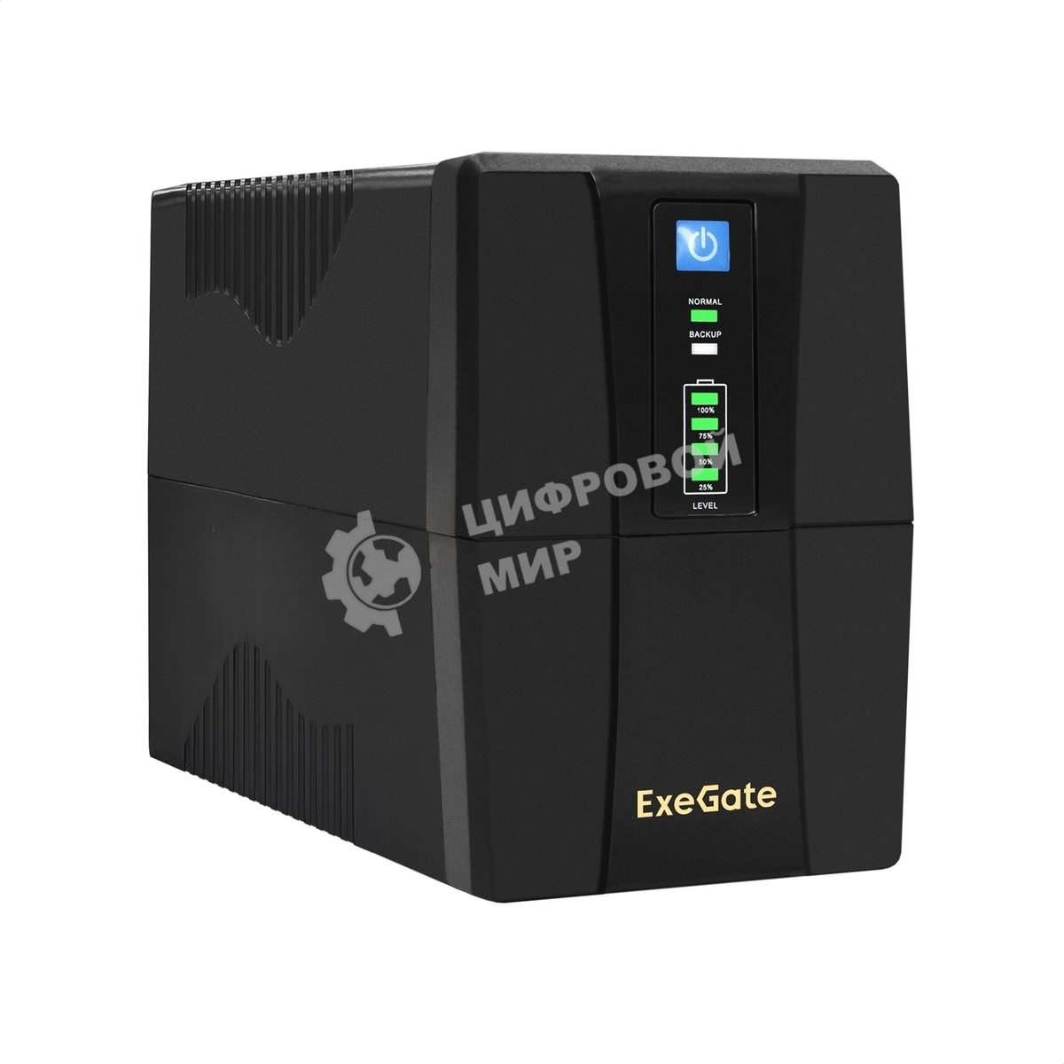 Источник бесперебойного питания ExeGate Power Back BNB-1000.LED.AVR.4C13.RJ.USB 1000VA/550W, LED, AVR, 4*C13, RJ45/11,USB, черный