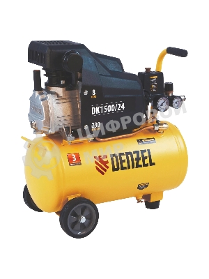 Компрессор воздушный Denzel DK1500/24,Х-PRO (58063) 1,5 кВт, 230 л/мин, 24 л