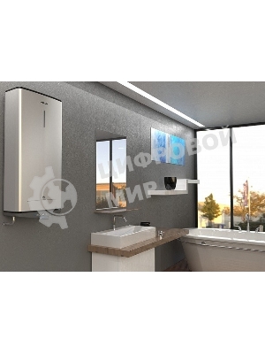 Накопительный электрический водонагреватель Ariston ABSE VLS PRO PW 30, серый металлик