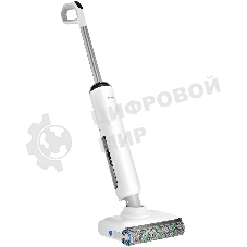 Пылесос вертикальный моющий Haier HWND A3 белый, питание от аккумулятора, 250 Вт, уборка сухая/влажная, пылесборник 0,6 л