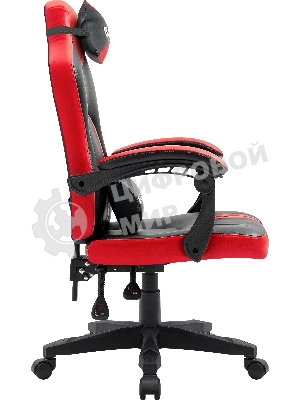 Кресло Defender MERCURY BLACK/RED черный/красный, экокожа