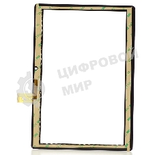 Сенсорное стекло (тачскрин) для XC-PG1010-084-FPC-A1, черное