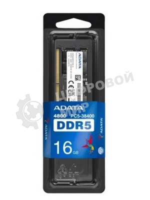 Оперативная память ADATA, DDR5, 16GB (1x16GB), 4800MHz, CL40, SO-DIMM