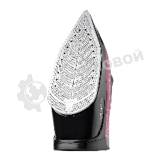 Утюг Galaxy Line GL 6132, розовый с черным, паровой, 2800 Вт, керамическое покрытие EasyGlide, функции: самоочистка, антикапля, антинакипь, указатель максимального уровня воды, индикатор нагрева, вертикальное отпаривание, паровой удар, регулировка подачи 