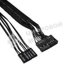 Компьютерный корпус Miditower ExeGate XP-332 Black, ATX, (XP350, Black,120мм), 2*USB, Audio