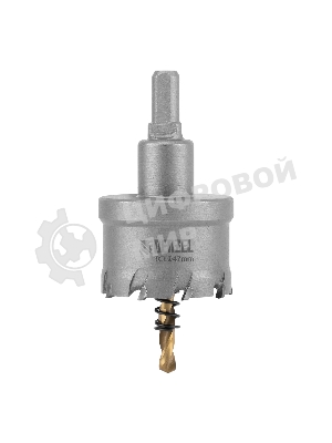 Коронка по металлу Denzel твердосплавная, 47 мм