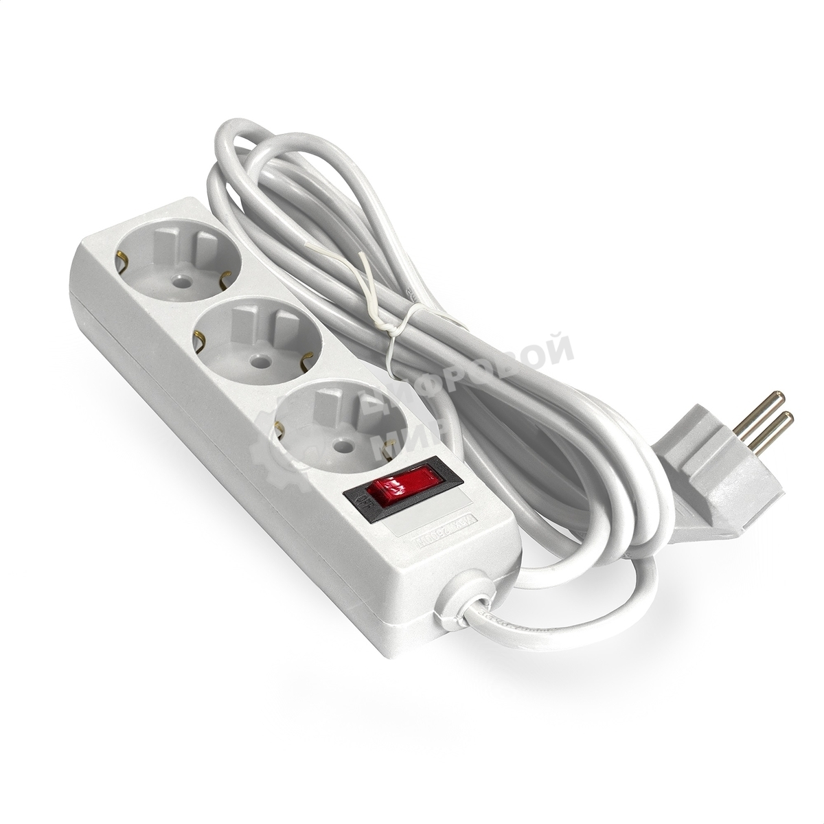 Сетевой фильтр ExeGate EX221178RUS SP-3-1.8W (3 розетки, 1.8 м, евровилка, белый)