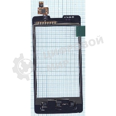 Сенсорное стекло (тачскрин) для Lenovo A600e, черный