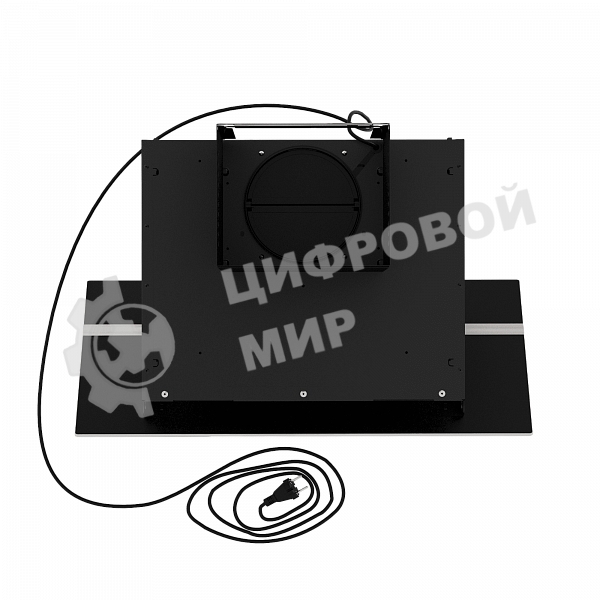 Вытяжка наклонная Elikor Rise BK 60 черный, 60 см, 750 куб. м/ч, 56 дБ