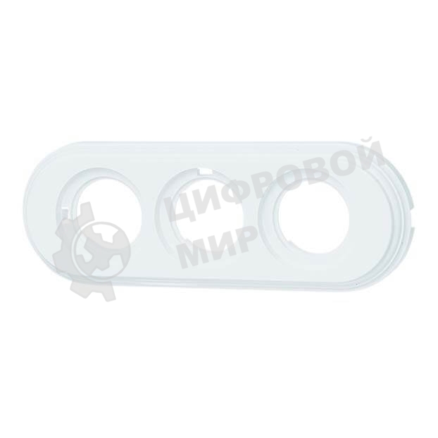 Рамка Bironi BF1-630-21 3-х постовая, пластик белый