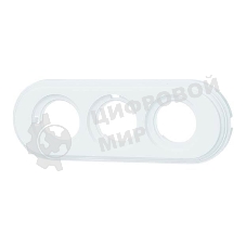 Рамка Bironi BF1-630-21 3-х постовая, пластик белый