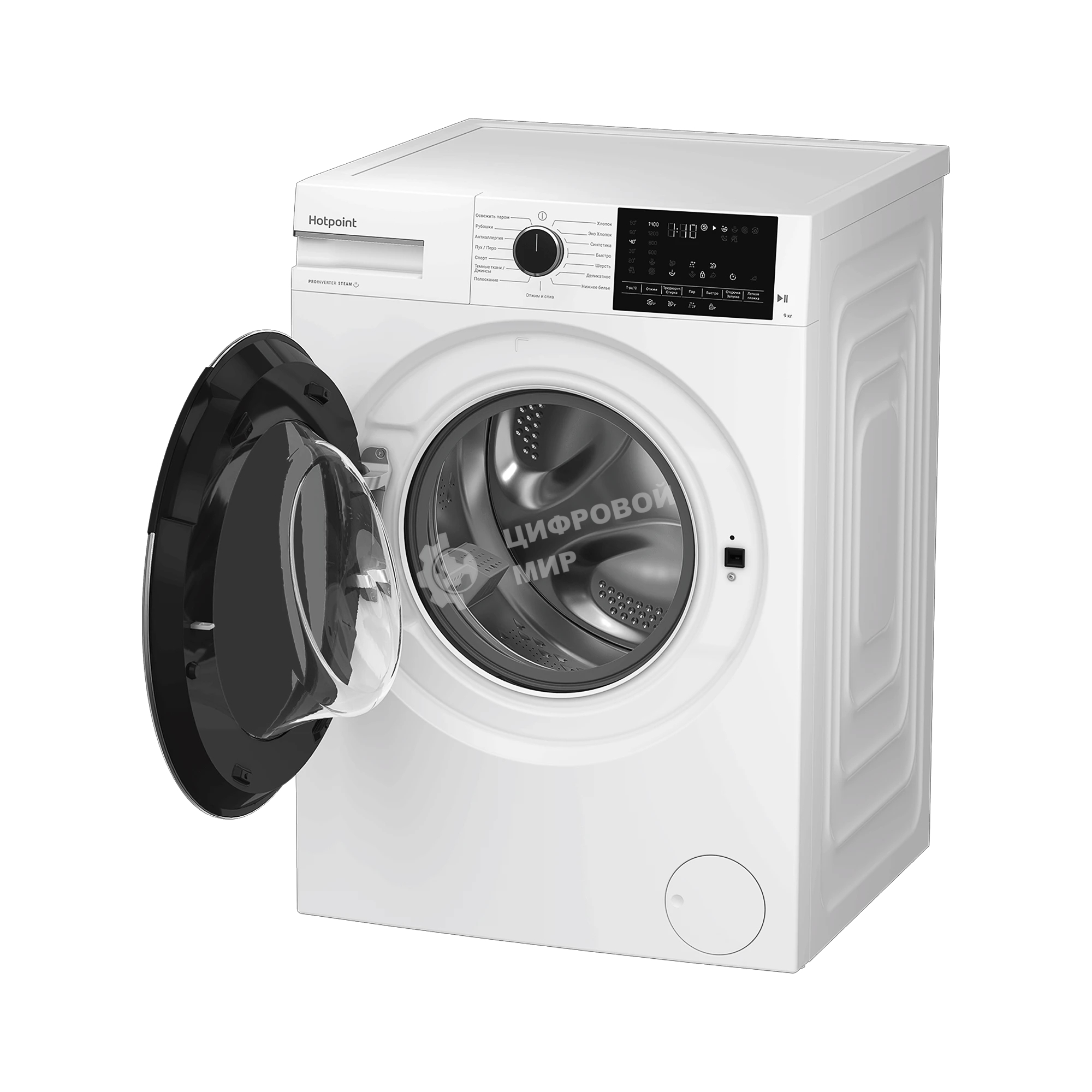 Стиральная машина Hotpoint WH 9490 VWX белая, загрузка фронтальная 9кг, 1400 об/мин., класс: A