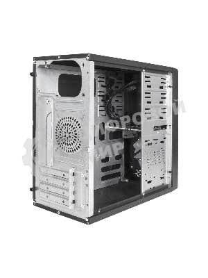 Компьютерный корпус Minitower ExeGate mEVO-7807 (mATX, без БП, 1хUSB+1хUSB 3.0, черный 1x12см с RGb подсветкой)