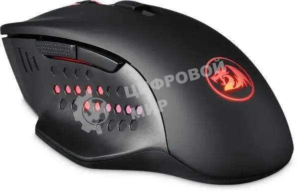 Мышь проводная Redragon Gainer черный, 3200 dpi, USB, кнопки - 6