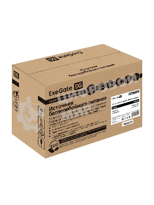 Источник бесперебойного питания ExeGate EX292776RUS Power Smart ULB-800.LCD.AVR.2SH 800VA/480W, LCD, AVR, 2*Schuko, металлический корпус, черный