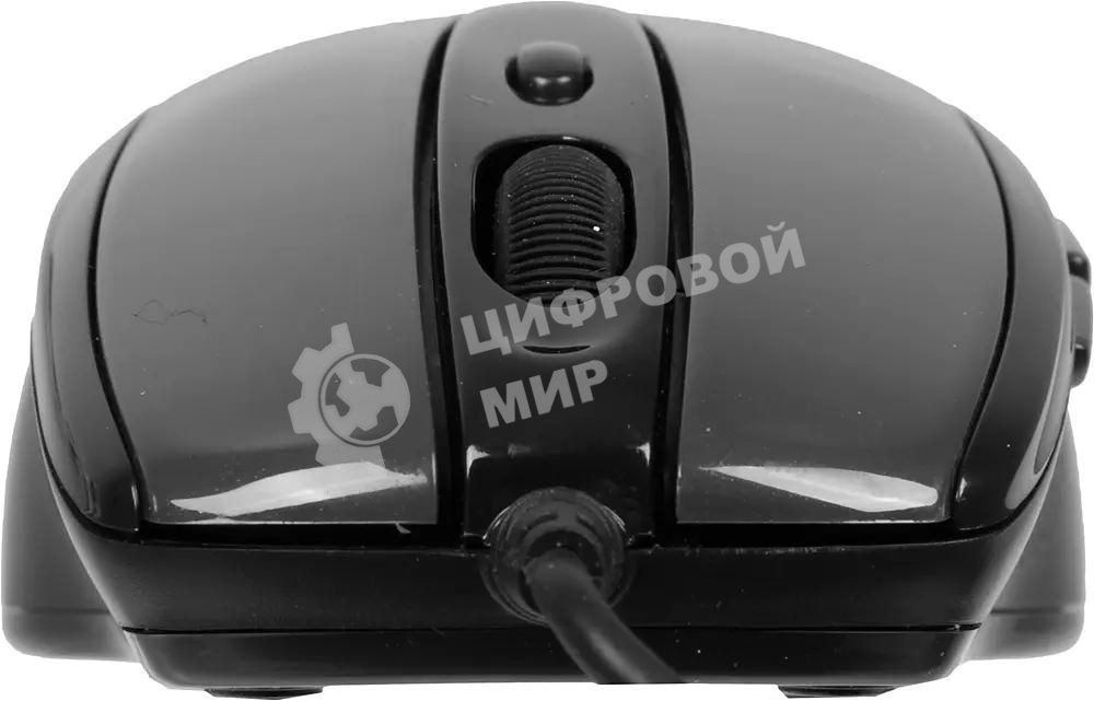 Мышь проводная A4Tech N-708X серый глянец/черный, 1600 dpi, USB, кнопки - 6