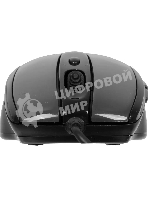 Мышь проводная A4Tech N-708X серый глянец/черный, 1600 dpi, USB, кнопки - 6