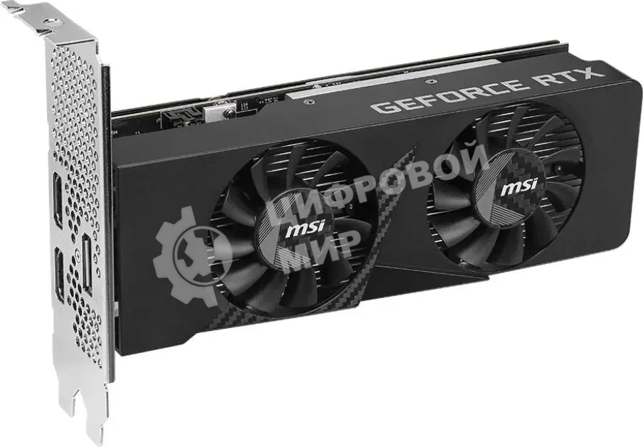 Видеокарта MSI RTX3050 LP E OC 6GB GDDR6 96bit DP 2xHDMI 2FAN RTL