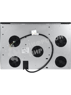 Индукционная варочная панель Maunfeld EVI.775-FL2-BK, конфорок: 5 шт., стеклокерамика, независимая, черный