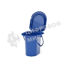 Ведро-туалет 17л Альтернатива М1320 голубой