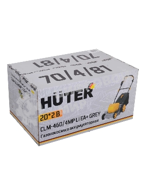 Газонокосилка аккумуляторная Huter CLM-460/4MP Li ЕА+, 20 В, 4 Ач