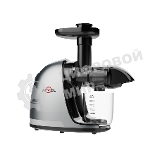 Соковыжималка Atvel PowerTwist J3 серый, шнековая горизонтальная, 150 Вт, 700 мл, электронное, реверс