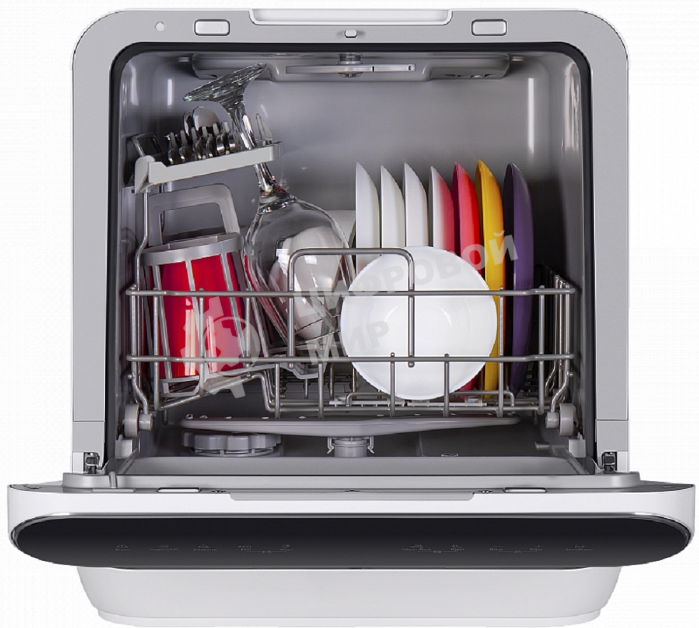 Посудомоечная машина Maunfeld MWF07IM, белый, 42 см, 3 компл., 58 дБ, класс B